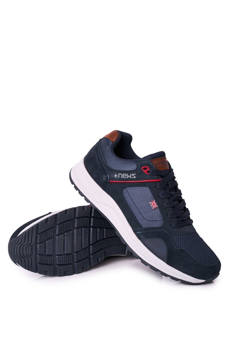 Men's Sports Shoes Sneakers Navy Blue Fabian