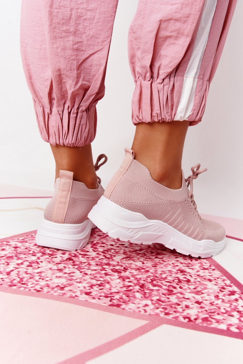 Women's Sport Shoes Sneakers Pink Ruler