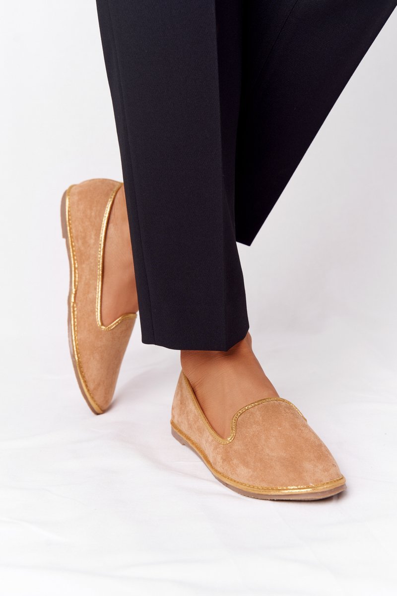 Women’s Suede Loafers Lu Boo Camel