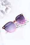 Sunglasses With A Fly Nude With Pink Ombre